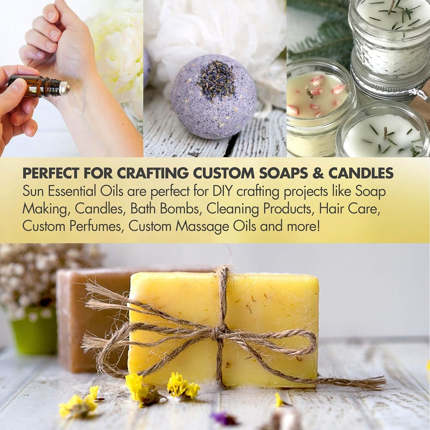 Sun Organic Spearmint Essential Oil 4 Fluid Ounces for Diffuser, Spearmint Aromatherapy and Candles