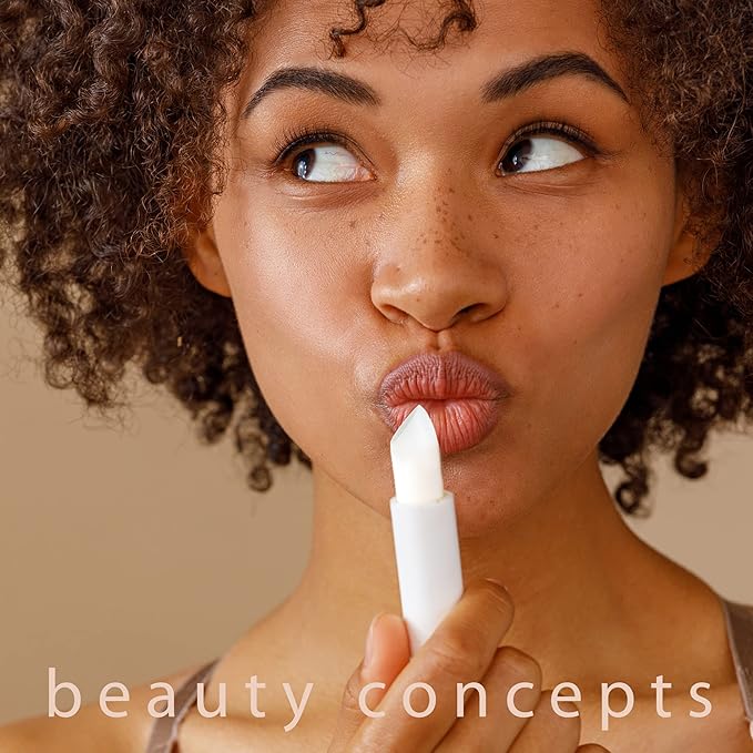 Beauty Concepts Fruity Faves Lip Balm Pack - 4 Pack Moisturizing Lip Balm for Dry Cracked Lips in Fresh Scents (Strawberry, Cherry, Pomegranate, and Watermelon)