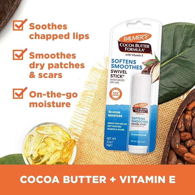 Palmer's Cocoa Butter Formula Swivel Stick 0.50 oz (Pack of 10)