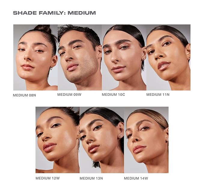 Morphe Lightform Liquid Foundation - Extended Hydration Foundation Makeup with a Lasting, Natural Radiant Finish - Long-Wearing Formula with Buildable, Medium Coverage - Medium 09W (1.01 fl oz)