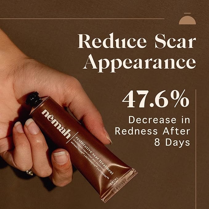 Nemah - C section scar treatment Cream, Natural Scar Cream for Healing Postpartum Scar, Blemishes & acne scar treatment, egan Scar Removal Cream with Marine Actives, Mushroom Extract, and More, 30 g
