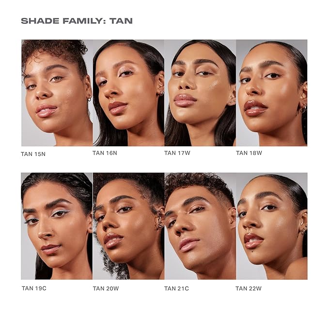Morphe Lightform Liquid Foundation - Extended Hydration Foundation Makeup with a Lasting, Natural Radiant Finish - Long-Wearing Formula with Buildable, Medium Coverage - Tan 18W (1.01 fl oz)