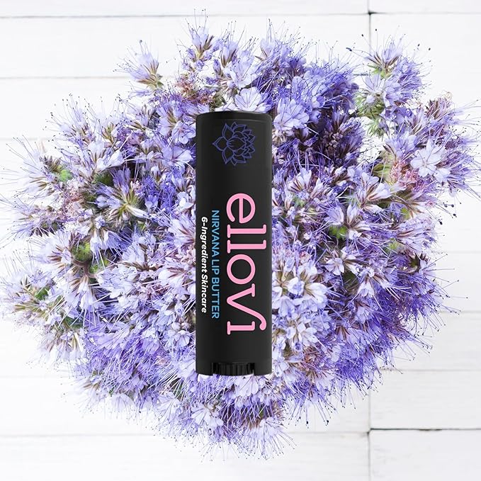 Natural Lip Butter Lip Balm - Nirvana - Pure Enough to Eat - Made With Just 6 Vegan Ingredients - Moisturizing Lip Care for All Day Hydration