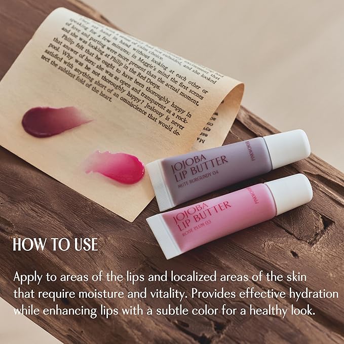 Jojoba Lip Butter (Bright Coral 02)