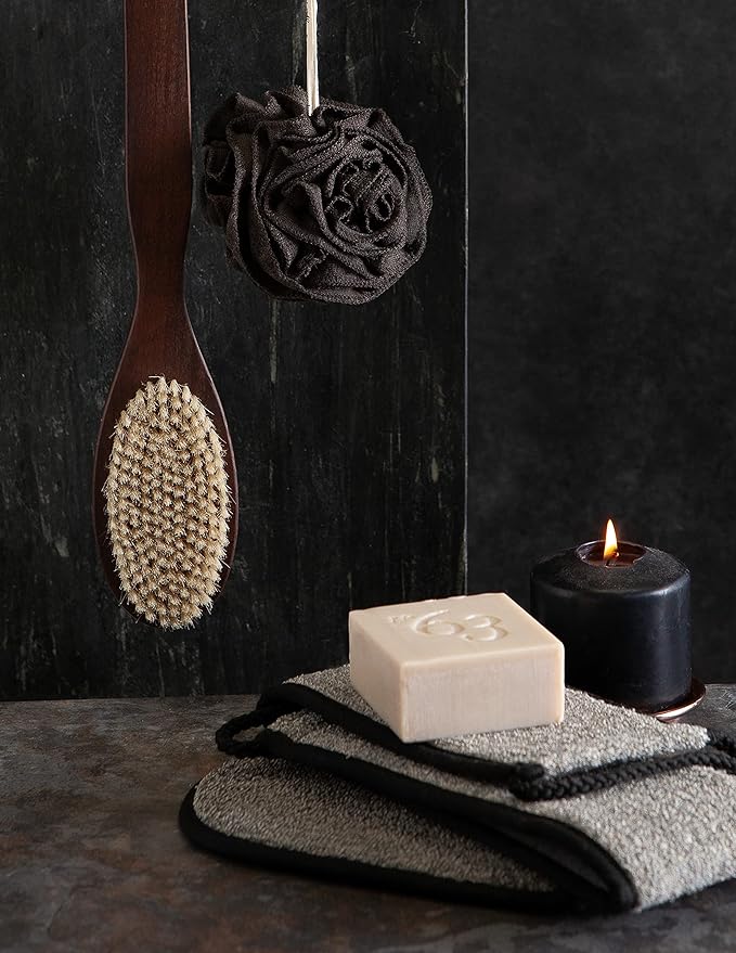 Urbana Spa Prive Men's Bamboo Charcoal Collection, Back Strap