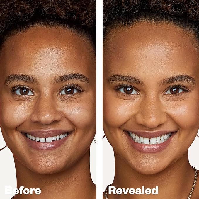 Kosas Revealer Skin-Improving Foundation with SPF 25 Protection - Hydrate, Brighten, Soothe, Plump, Protect Skin - Smoothing Texture, Natural Finish and Clean Formula - Medium Deep Neutral Olive 290