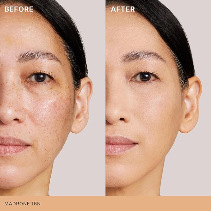 ILIA - Skin Rewind Complexion Stick - Foundation + Concealer + Skincare | Non-Toxic, Vegan, Cruelty-Free, Clean Makeup (16N - Madrone, 0.35 oz | 10 g)