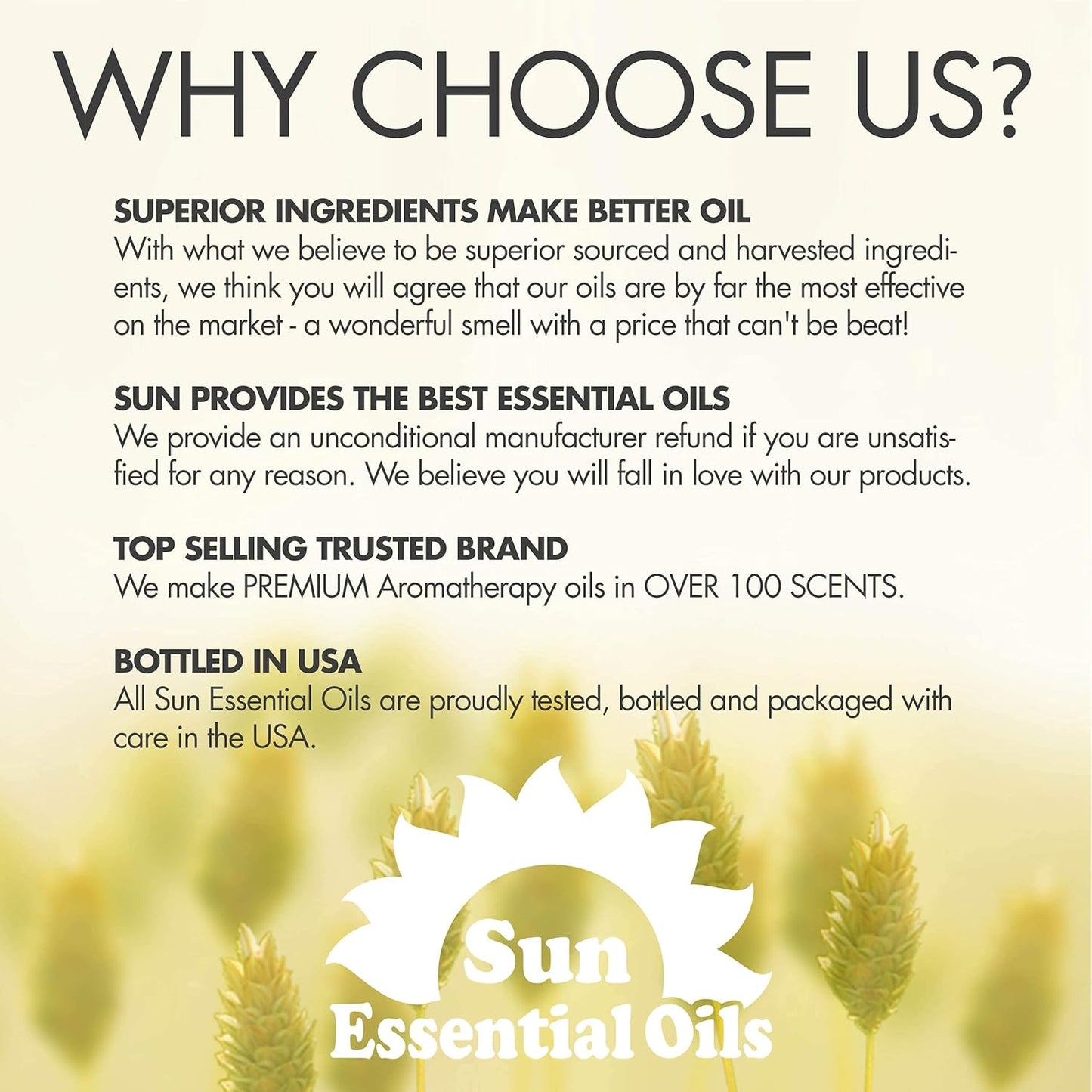 Sun Essential Oils Spearmint Essential Oil 8 oz – for Diffusers, Massage & Aromatherapy