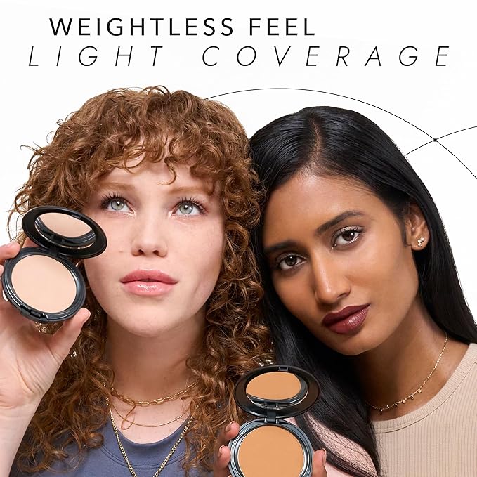 COVER FX Pressed Mineral Foundation - Shade F2 - Weightless Powder Foundation - Buildable Light to Full Coverage - Matte Finish - All Skin Types