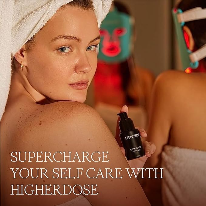 HigherDOSE Ritual Oil - Ayurvedic Daily Nourishing Body Oil for Dry Skin - Moisturizing Body Oil Enriched with Sea Buckthorn & Essential Oils to Deliver Nourished, Toned & Glowing Skin (5 Fl Oz)