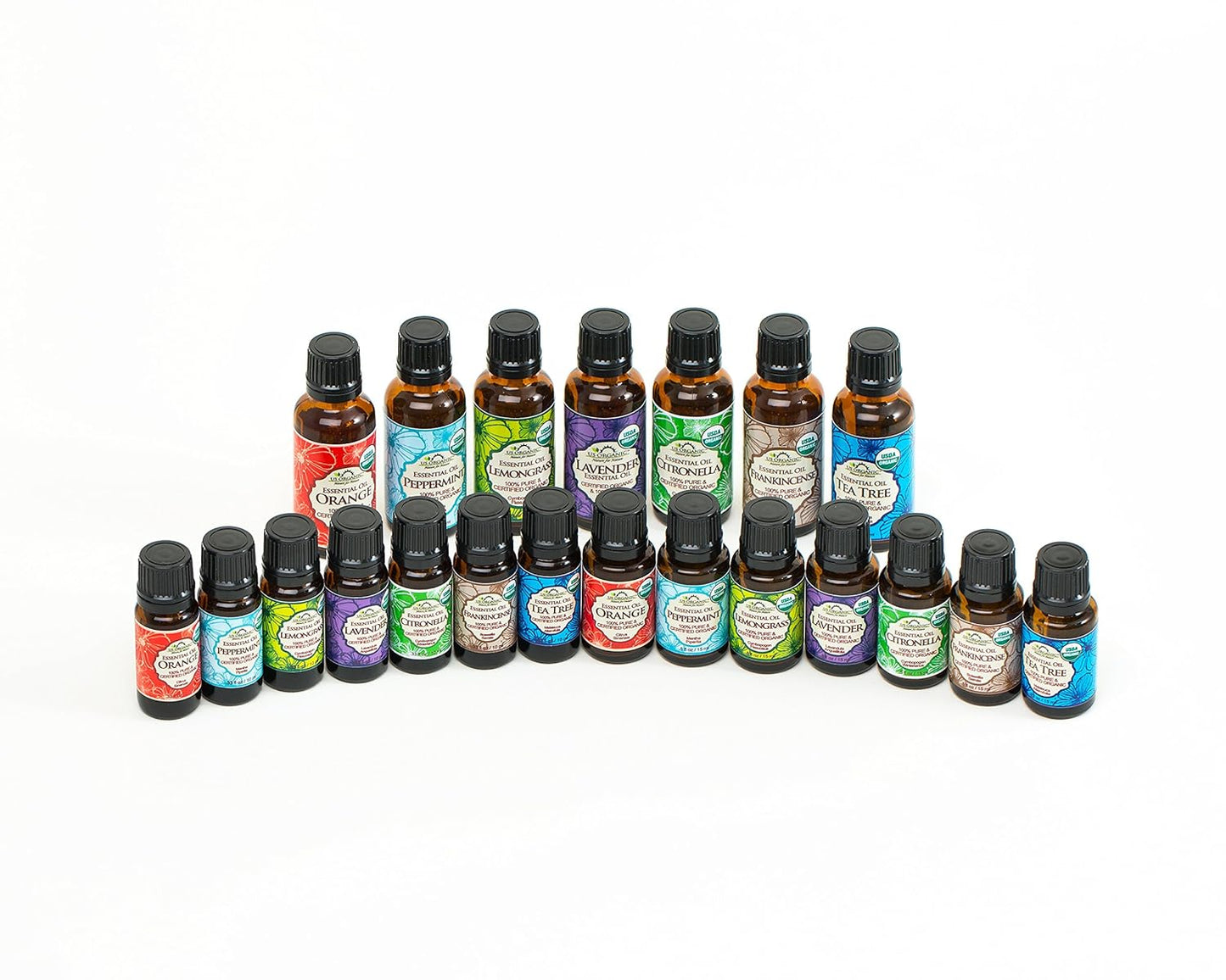 US Organic 100% Pure Lavender Essential Oil, Directly sourced from Bulgaria, USDA Certified Organic, Undiluted, for Diffuser, Humidifier, Massage, Skin, Hair Care, Non GMO, 30 ml