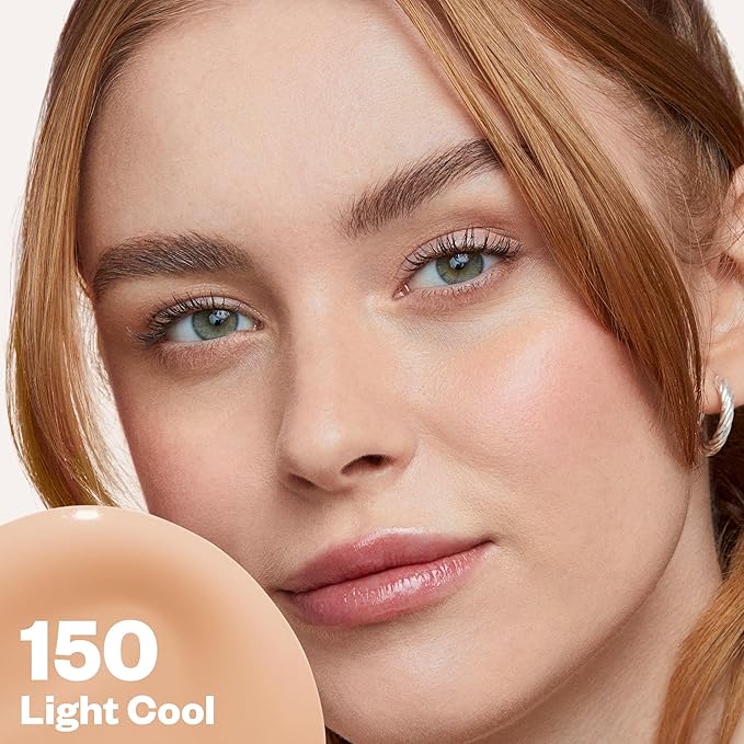 Kosas Revealer Skin-Improving Foundation with SPF 25 Protection - Hydrate, Brighten, Soothe, Plump, Protect Skin - Smoothing Texture, Natural Finish and Clean Formula - Light Cool 150
