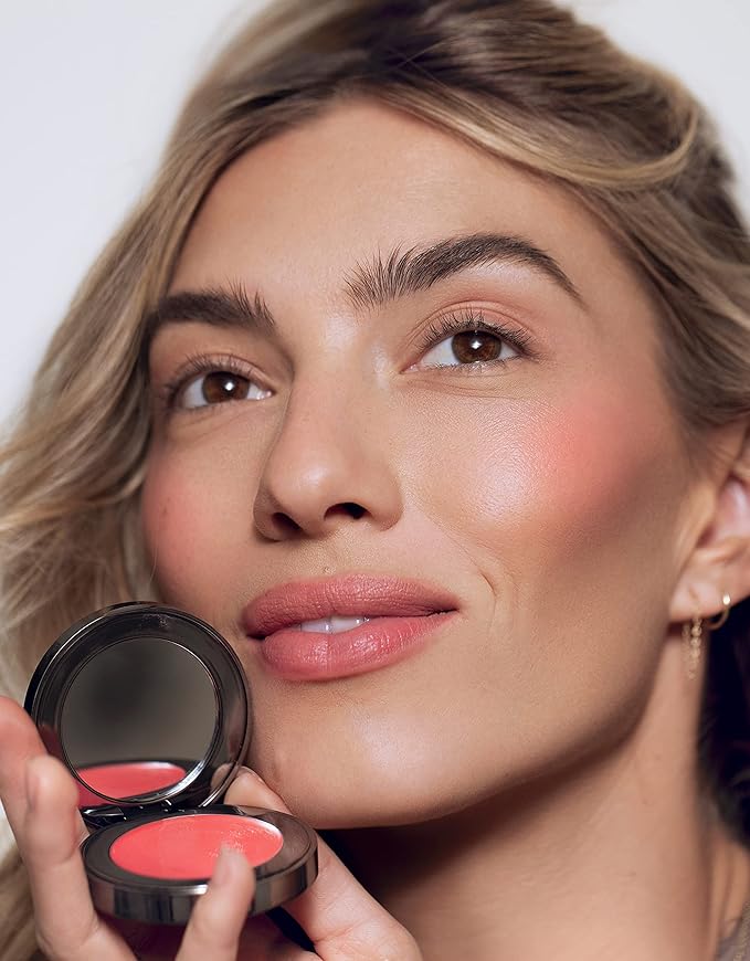 RÓEN - Cheeky Cream Blush | Vegan, Cruelty-Free, Clean Makeup (Sunlit Coral)