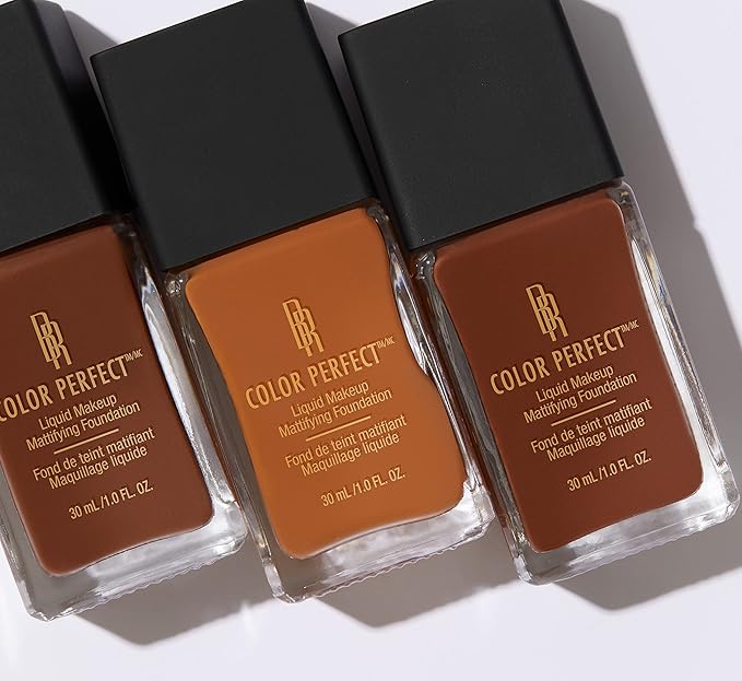 Black Radiance Color Perfect Liquid Full Coverage Foundation Makeup, Espresso, 1 Fluid Ounce