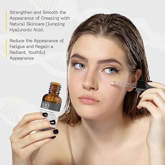 Intuition Eye Serum | Vitamin E, Cucumber Seed Oil And Hyaluronic Acid | Eye Serum for Wrinkles, Finelines and Dark Spots | Best Eye Serum For All Skin Types (30 ML)