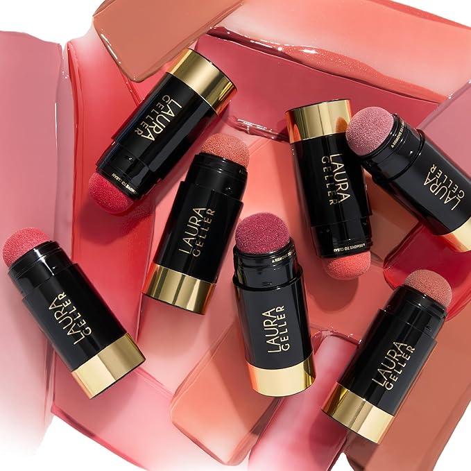 LAURA GELLER NEW YORK Serum Blush Tint, Lightweight Liquid Blush for Cheeks, Weightless Watercolor Sheer Finish, True Tawny