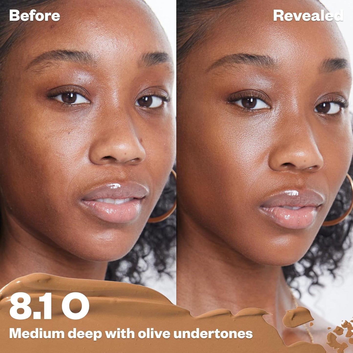 Kosas Revealer Concealer - Medium Coverage Makeup with Hyaluronic Acid, Conceals Dark Circles Under Eyes, Dark Spots and Blemishes + Brightens, Hydrates, Long-Lasting & Vegan,(Tone 8.1 O)