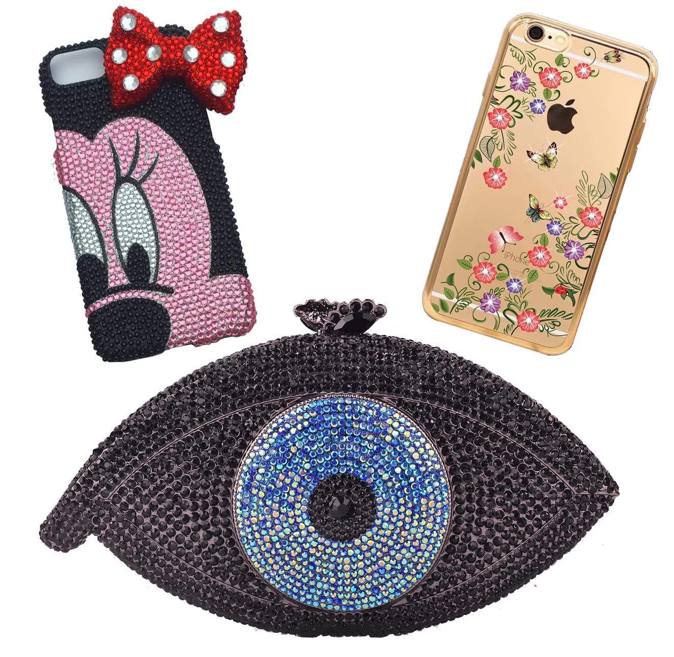 1000 Pieces SS20 5mm Flatback Rhinestones Clear Glass Round Gems Crystals for Nail Art DIY Crafts Clothes Shoes Bags （Sapphire）