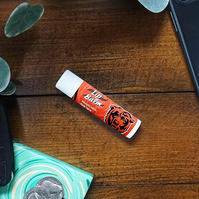 FANMATS 34628 Chicago Bears Smooth Mint SPF 15 Lip Balm