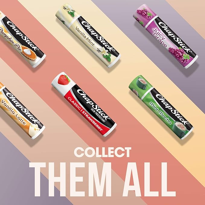 ChapStick Lip Care Bundle – Classic Strawberry + Classic Original Lip Balm, 0.15 Oz Ea (2 Piece Set)