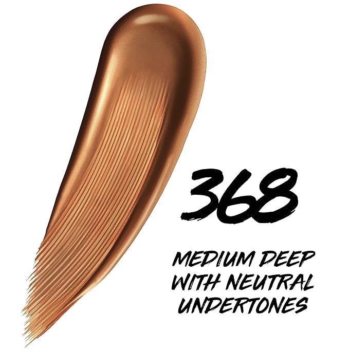 Maybelline Super Stay Up to 24HR Skin Tint, Radiant Light-to-Medium Coverage Foundation, Makeup Infused With Vitamin C, 368, 1 Count