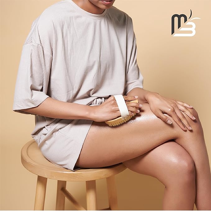 M3 Naturals Firming Body Massage Oil with Collagen & Stem Cell – Helps Smooth The Appearance of Cellulite & Improve Skin Texture – Refreshing Aromatherapy Body Oil for Legs & Full Body – 8 Fl Oz