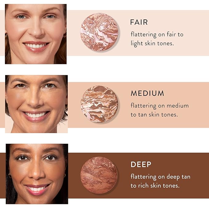LAURA GELLER NEW YORK Bronze-n-Brighten Multipurpose Bronzer, Deep + Classic Bronzer Brush