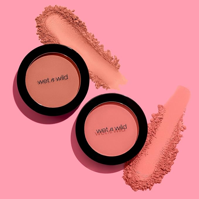 wet n wild Color Icon Blush, Effortless Glow & Seamless Blend infused with Luxuriously Smooth Jojoba Oil, Sheer Finish with a Matte Natural Glow, Cruelty-Free & Vegan - Nudist Society(Packaged)