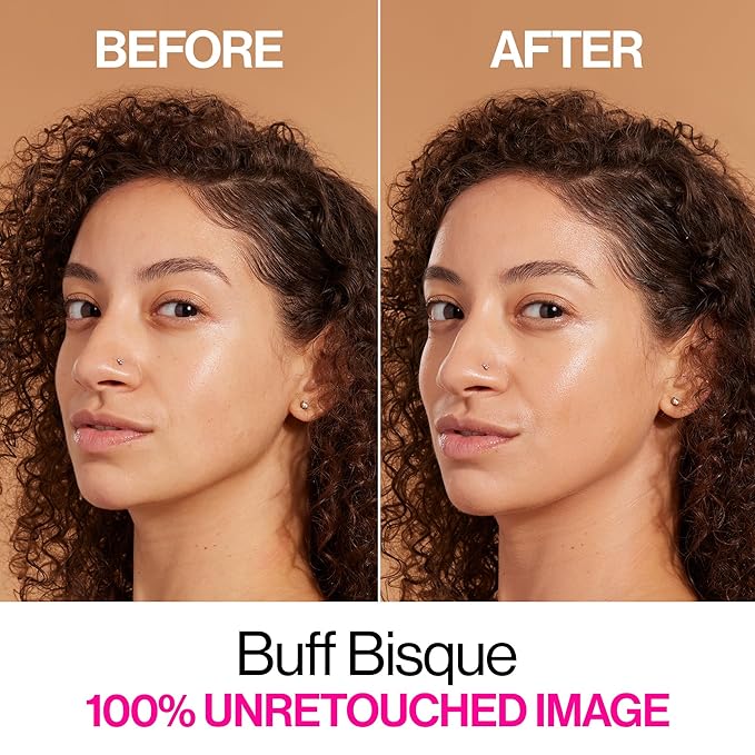 wet n wild Bare Focus Skin Tint, 5% Niacinamide Enriched, Buildable Sheer Lightweight Coverage, Natural Radiant Finish, Hyaluronic & Vitamin Hydration Boost, Cruelty-Free & Vegan - Buff Bisque
