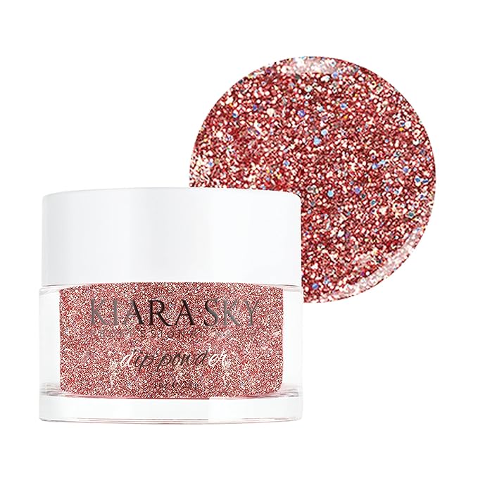 Kiara Sky Long Lasting Nail Dip Powder Pink Tones 1 oz, Tahitian Princess