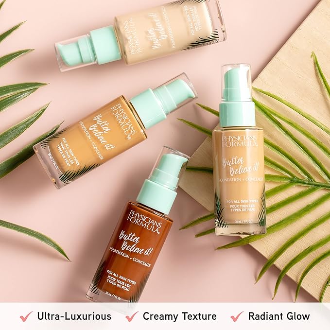 Physicians Formula Butter Believe It! Foundation + Concealer Deep-to-Rich