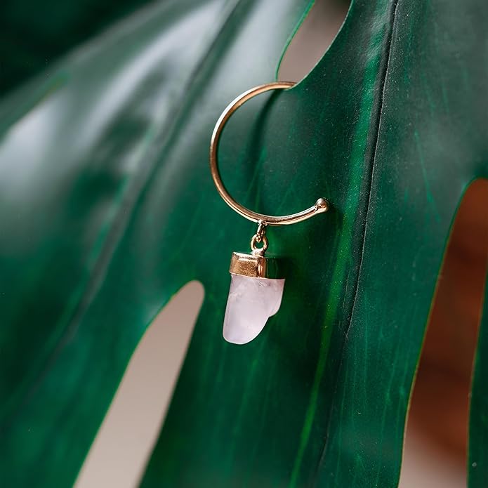 AYANA Healing Crystal Earrings for Women - Handmade Drop Earrings with Ethically Sourced Authentic Gemstones | Birthstone Jewelry for Women Trendy