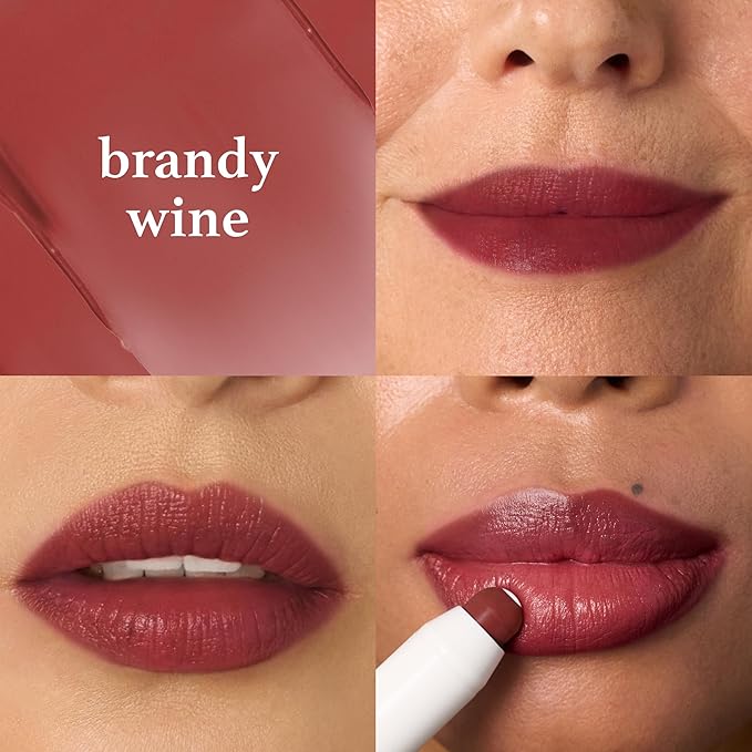 Julep It's Balm: Tinted Lip Balm + Buildable Lip Color - Brandy Wine - Natural Gloss Finish - Hydrating Vitamin E Core - Vegan