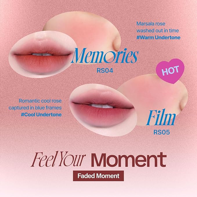 Lip&Cheek Blurry Pudding Pot | Faded Moment - Feel'n | Makeup Blush, Buildable Lightweight, Multi-Use Soft Matte Finish | 5g
