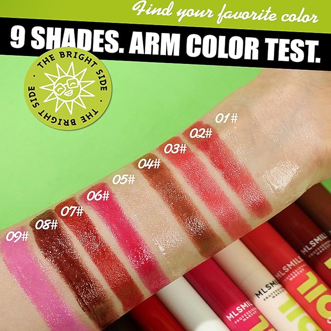 3 Colors Slick Click Lip Balm Set Hydrating Jelly Lipstick Tinted Lip Stain Lip Gloss, Moisturizing, Lightweight, Buildable, Pigmented Vegan Lip Balm, Glossy Lip Makeup for Girls (B)