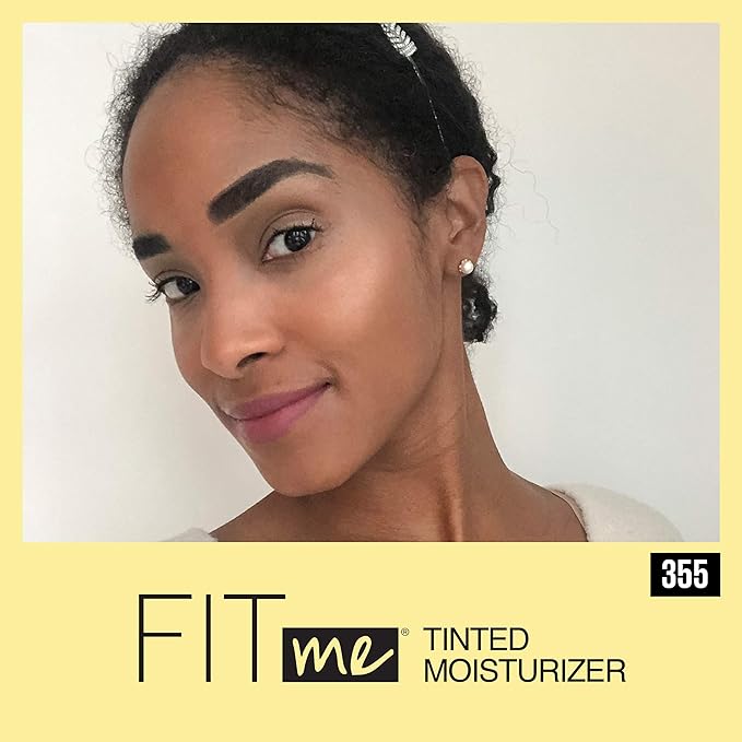 Maybelline New York Maybelline Fit Me Tinted Moisturizer, 355, 1 Fl. Ounce ., 355, 1 fluid_ounces (Pack of 2)