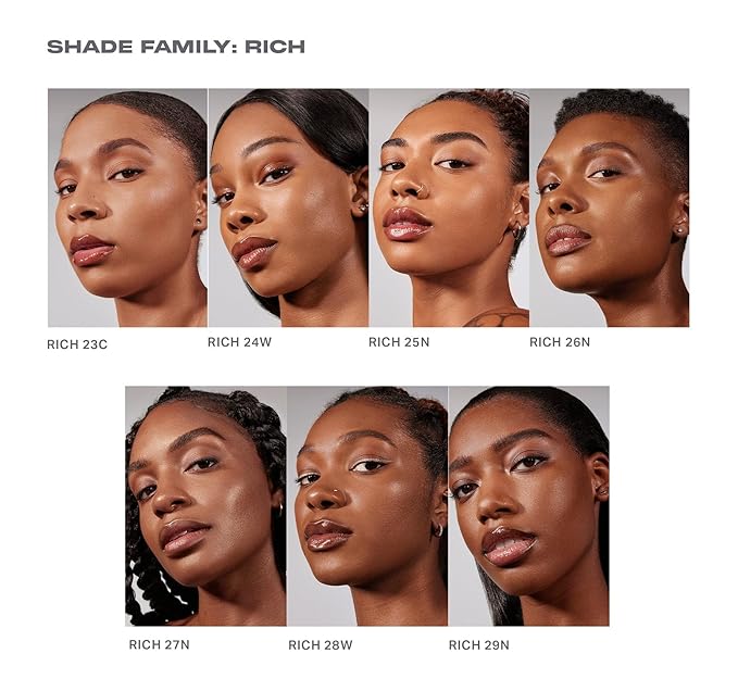 Morphe Lightform Liquid Foundation - Extended Hydration Foundation Makeup with a Lasting, Natural Radiant Finish - Long-Wearing Formula with Buildable, Medium Coverage - Rich 24W (1.01 fl oz)