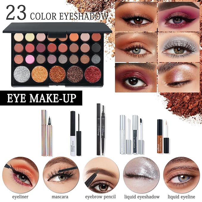 Makeup Kit,Makeup Set For Women Full Kit,Professional Make up Kit For Beginners,Makeup Gift Set For Women,Makeup Sets for Girls,Makeup Kit For Teens