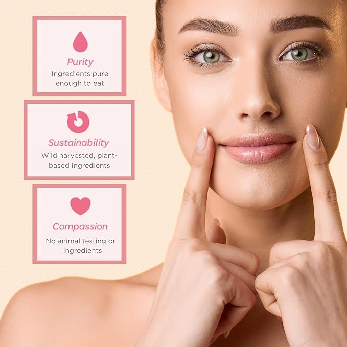 Natural Lip Butter Lip Balm - Vanilla - Pure Enough to Eat - Made With Just 6 Vegan Ingredients - 100% Natural & Organic Moisturizing Lip Care for All Day Hydration (Single)