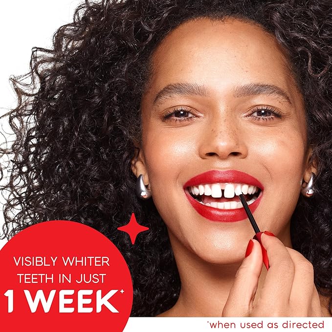 Colgate Optic White Overnight Teeth Whitening Pen, Teeth Stain Remover to Whiten Teeth, 35 Nightly Treatments, 0.08 Fl Oz