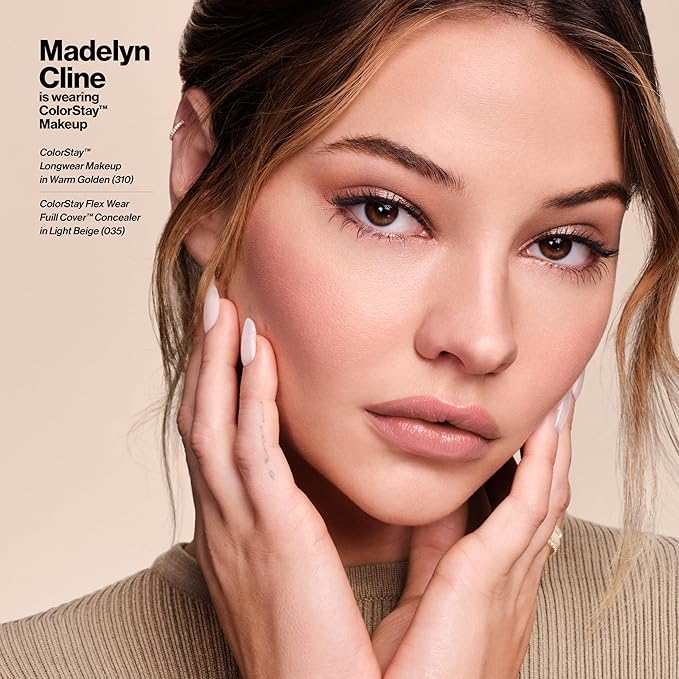 Revlon Liquid Foundation, ColorStay Face Makeup for Combination & Oily Skin, SPF 15, Medium-Full Coverage with Matte Finish, Oatmeal (140), 1.0 oz