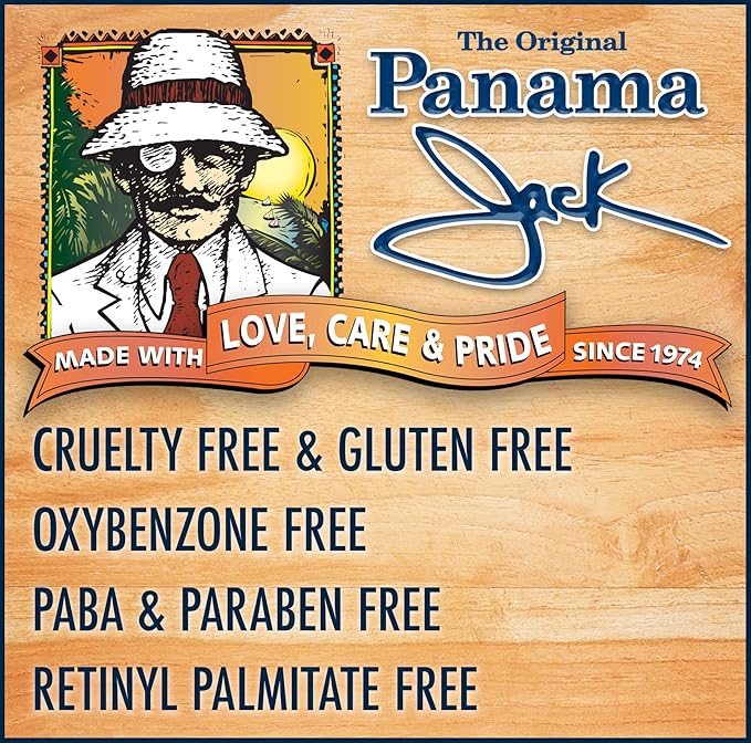 Panama Jack Sunscreen Lip Balm - SPF 45, Broad Spectrum UVA-UVB Sunscreen Protection, Prevents & Soothes Dry, Chapped Lips, Tropical, 12-pack