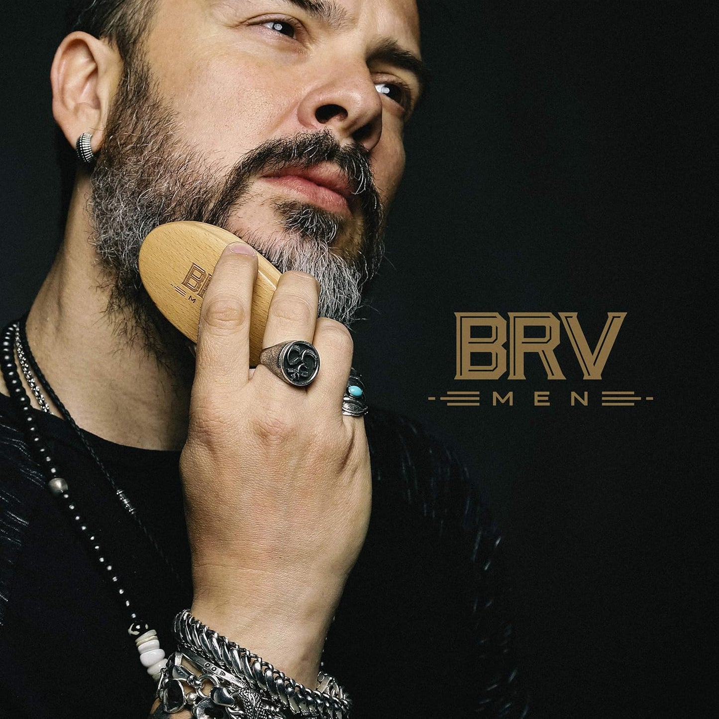 Beard Brush | Firm Boar Bristles | First-Cut Boar Hair Bristles | The Ideal Gift For Men (Beechwood)