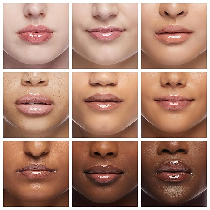 keybo Lip Plumper Dotom Lip Plus 16 Colors, 3 Steps Extreme Plumping Clear Lip Gloss by Essence Lip Care Oil & 16 Color Tints from Korean Makeup (08. Winter of me)