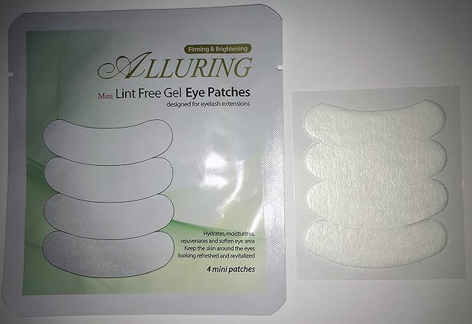 Mini Under Gel Eye Pads Lint Free for Eyelash Extensions (QTY:20 pairs (10 pouches))