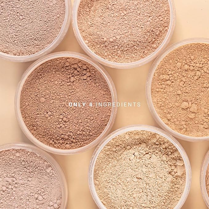 Mineral Powder Foundation - Longwear, Lightweight, Smooth Powder Formula - Blurring, Skin-Perfecting Finish - Vegan and Cruelty Free Formula - 020 Runa - 0.25 oz