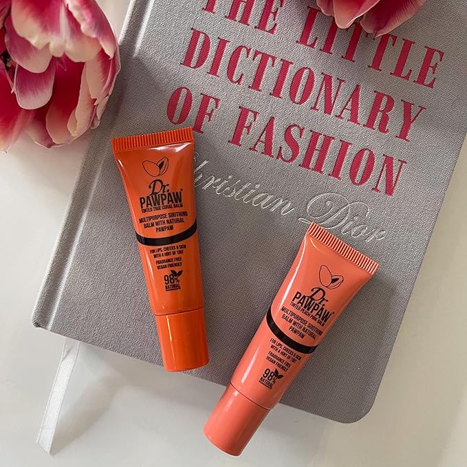 Outrageous Orange Balm, Multi-Purpose Natural No Fragrance, for Hydrating Lips, Skin, Hair, Cuticles, Nails & Beauty Finishing (10 ml)