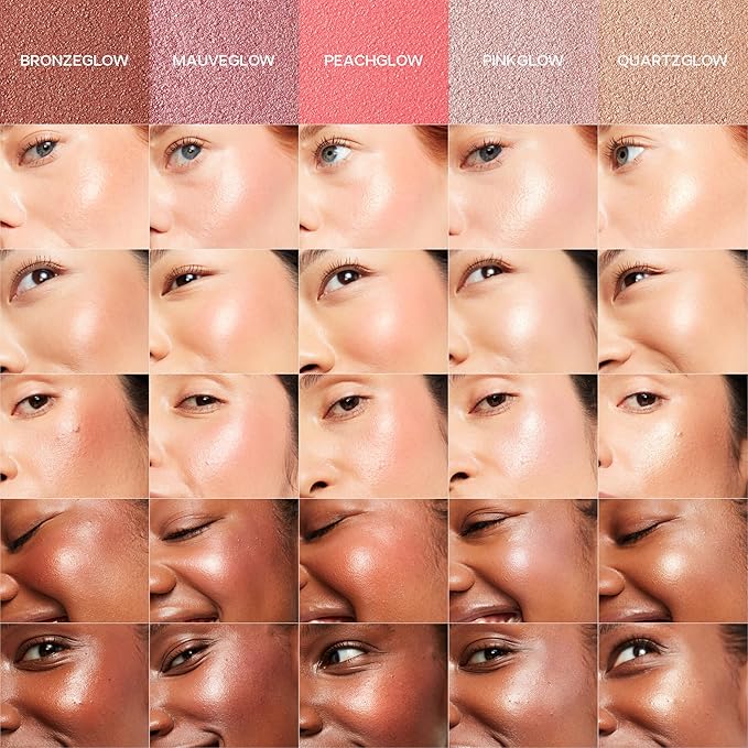 Saie Glow Sculpt Multi-Use Highlighter + Cream Blush - Lightweight with Hyaluronic Acid + Micropearl for Radiant, Glowing Skin - Peachglow (.02 oz)