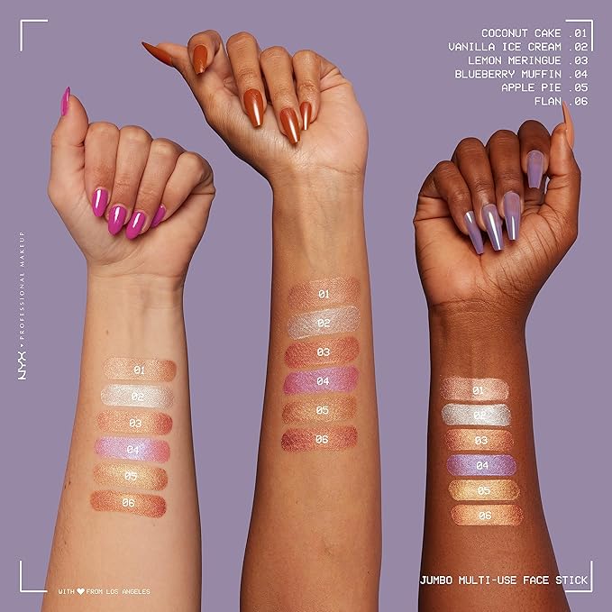NYX PROFESSIONAL MAKEUP, Jumbo Multi-Use Face Highlighter Stick - Flan
