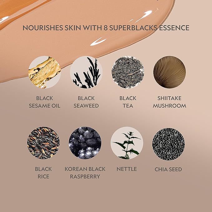 YENSA Super Silk Foundation - Full Coverage, Age-defying complex of Vitamin C, E, Ferulic, and Bakuchiol Oil (Light 1) 1.0 fl oz